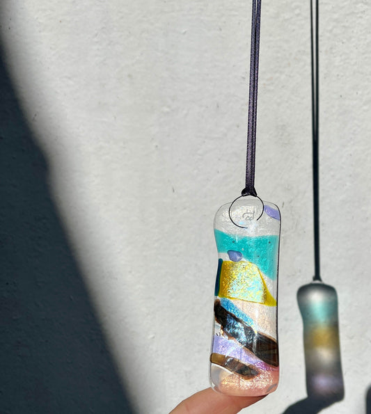 Olivine Mini Rock Pendant - no.4