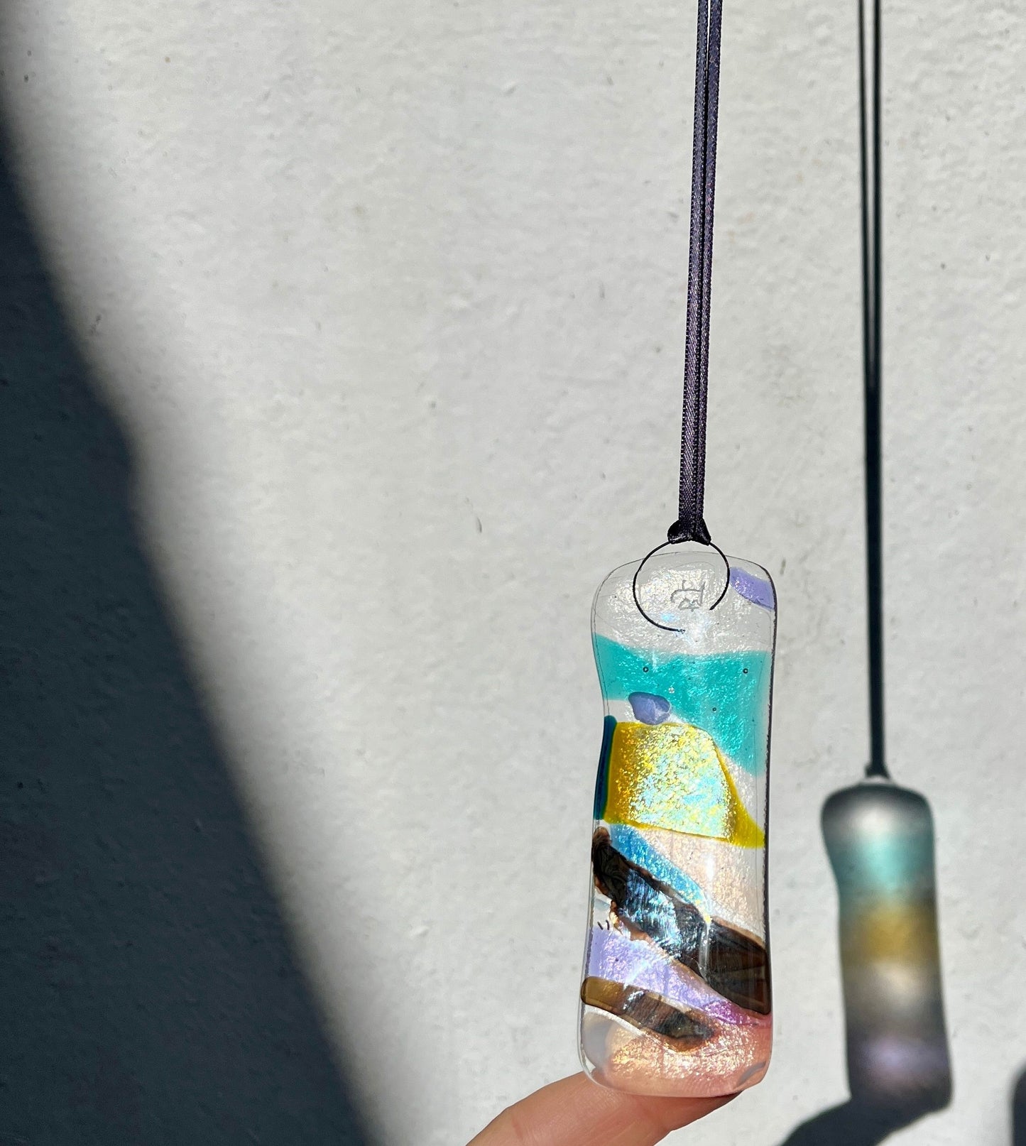 Olivine Mini Rock Pendant - no.4